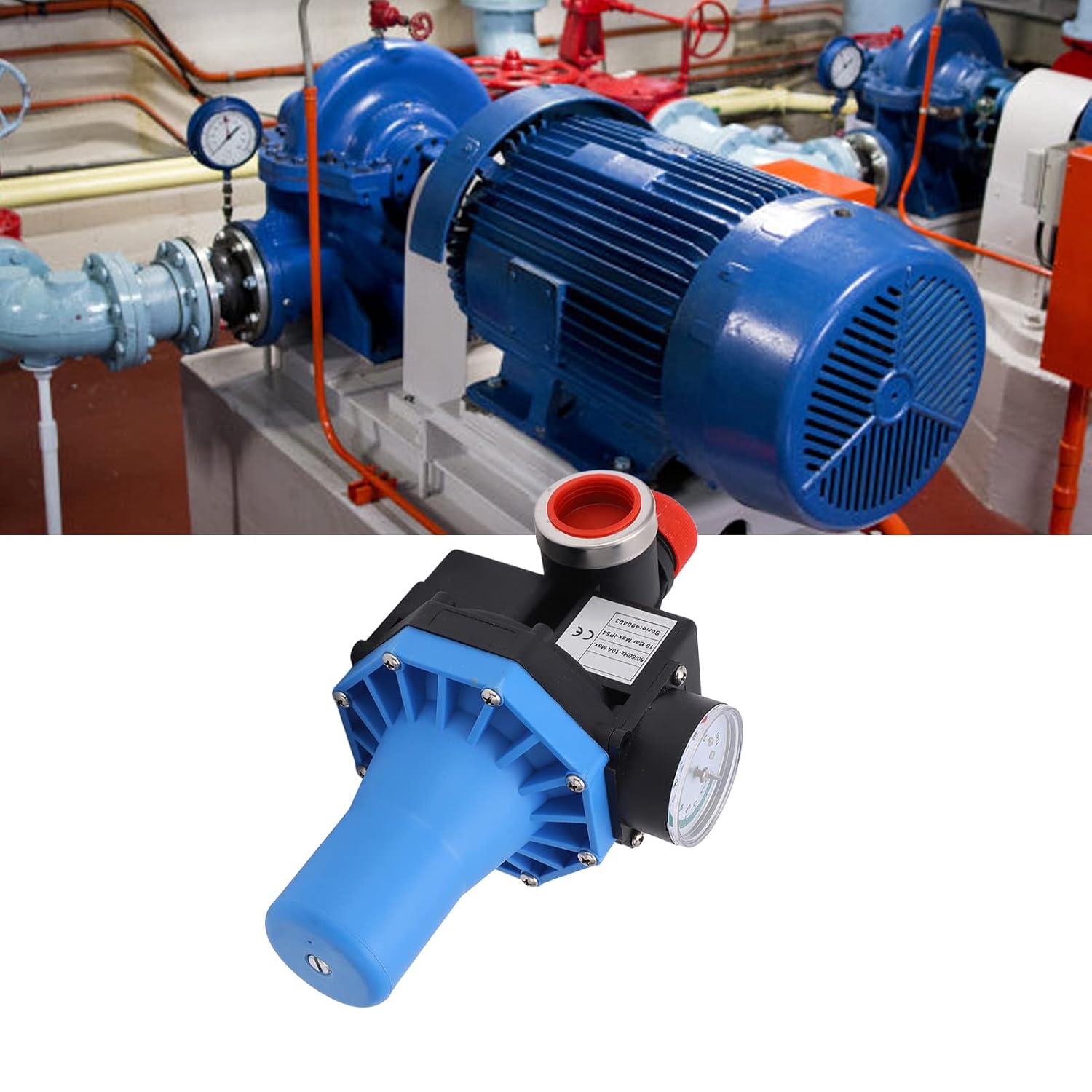Mechanical Water Pump Pressure Switch with Gauge