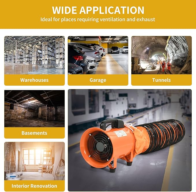 Industrial Portable Blower Ventilation Fan