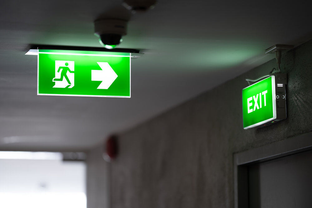 LED Emergency Exit Light - Maintained & Non-Maintained